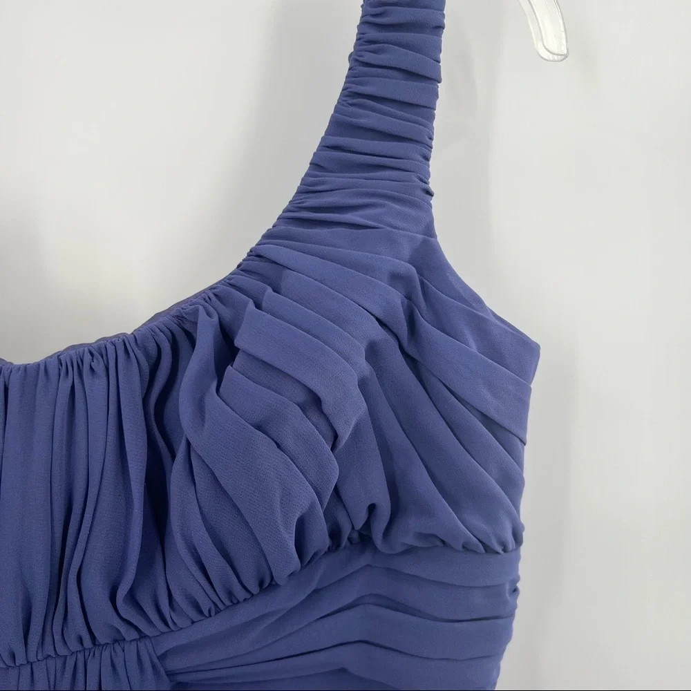 Badgley Mischka blue bridesmaid dress size 14 - Picture 7 of 8